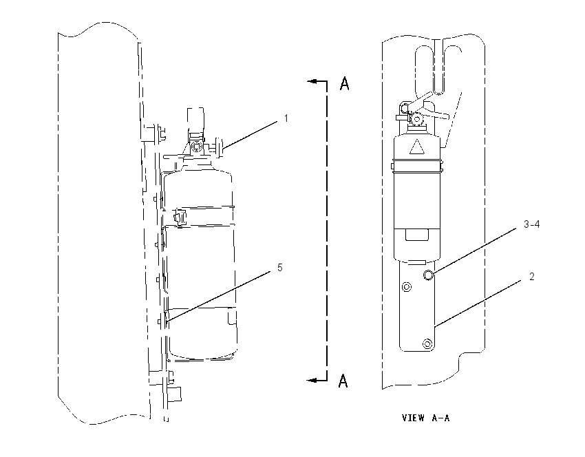 MOUNTING GP-FIRE EXTINGUISHER 3Q9233 CAT