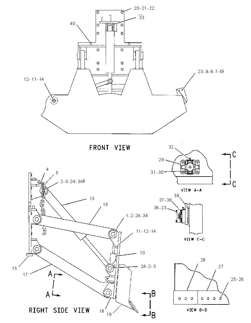 BULLDOZER AR-LIFT & TILT 3Q9211 CAT