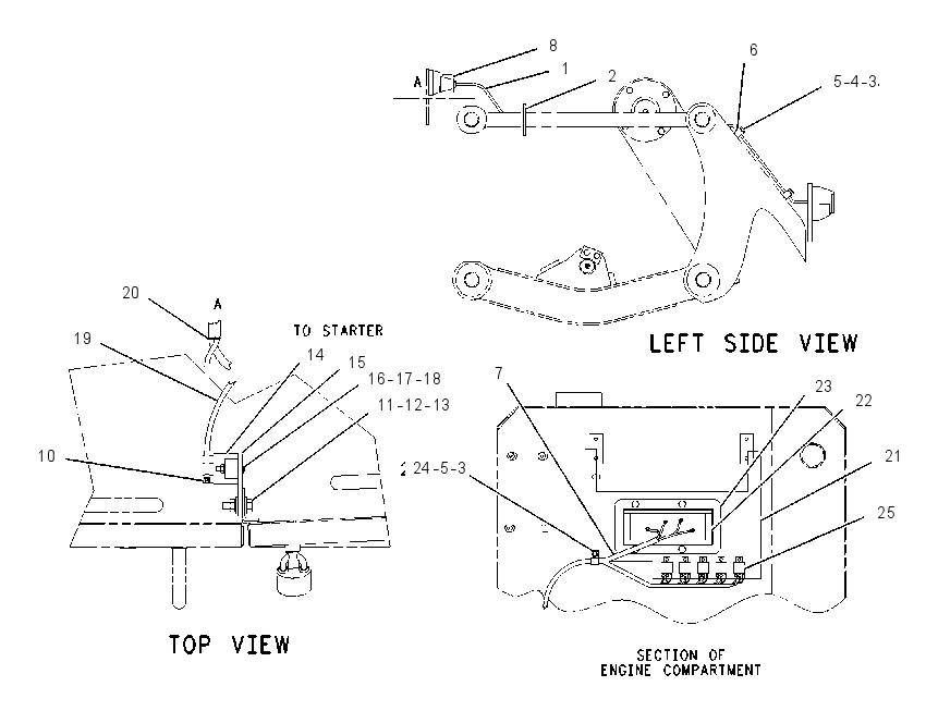 WIRING GP-TOWING PLUG 3Q9237 CAT