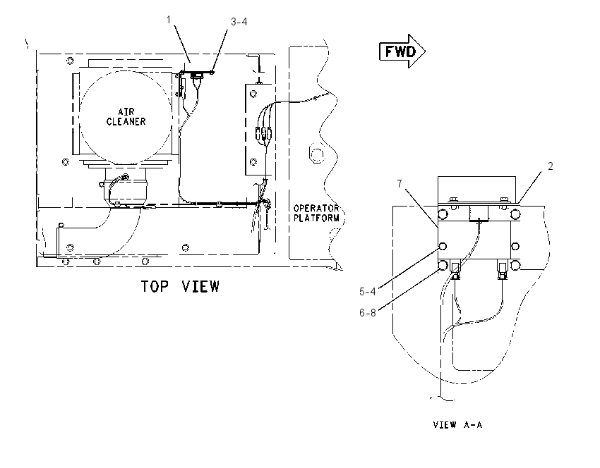 CONTROL & MTG GP-AUX FLOW 1436817 CAT