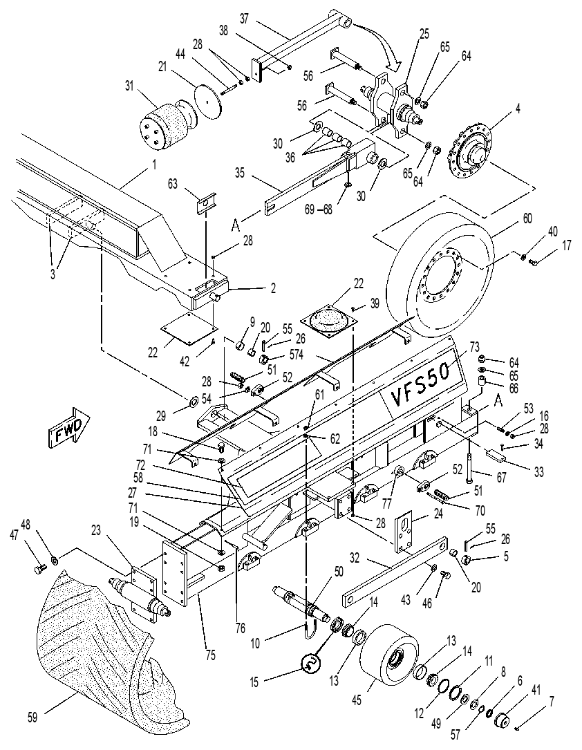 TRAILER GP 1029250 CAT
