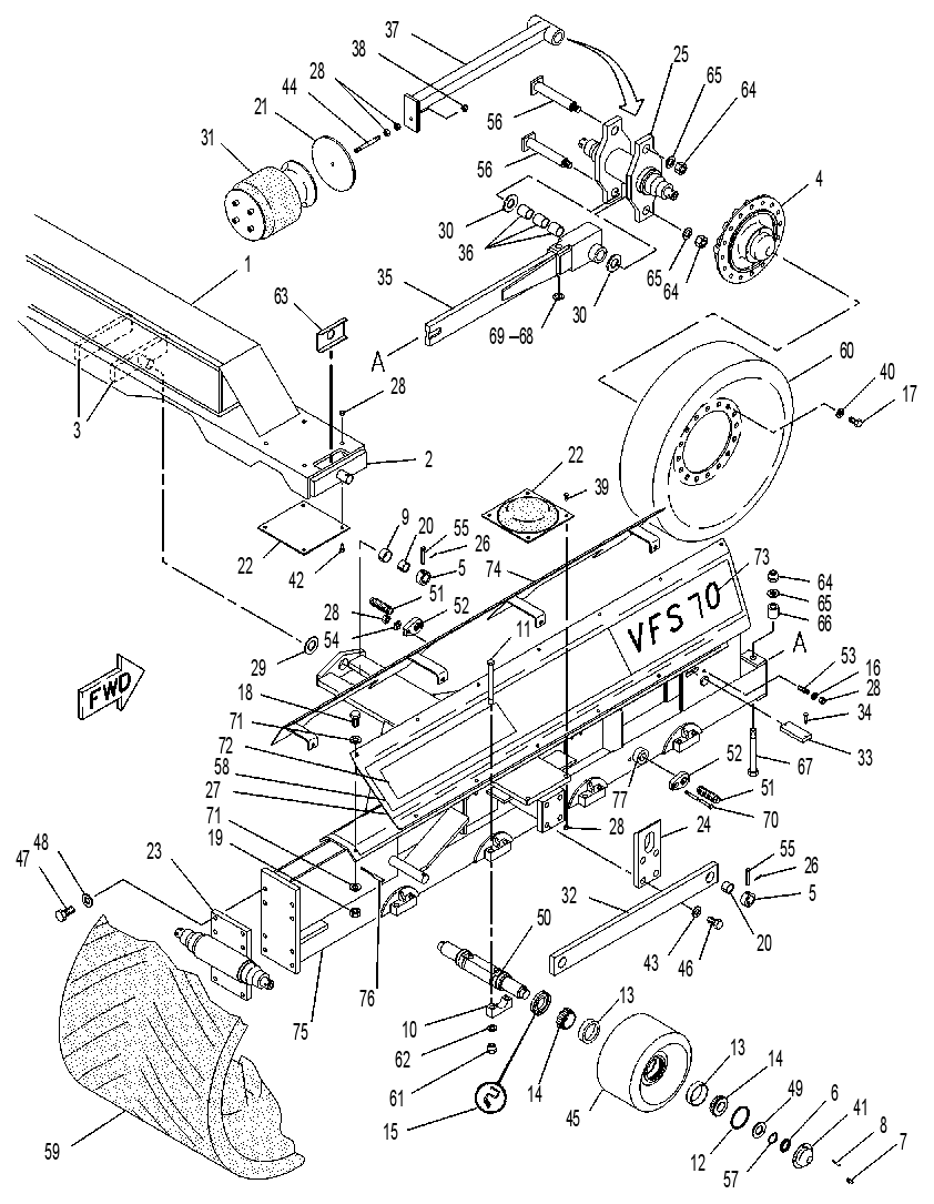 TRAILER GP 1173081 CAT