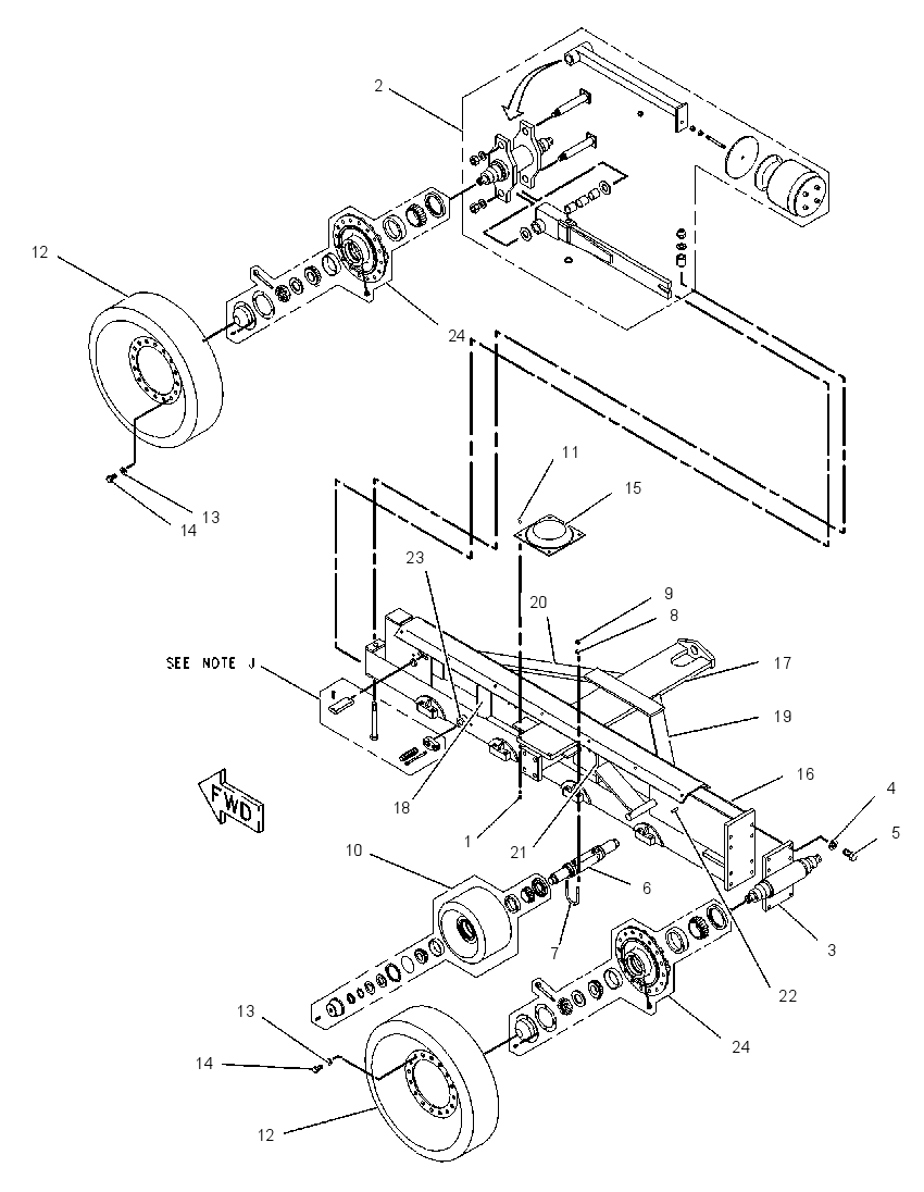 SUSPENSION GP-LH 1371133 CAT