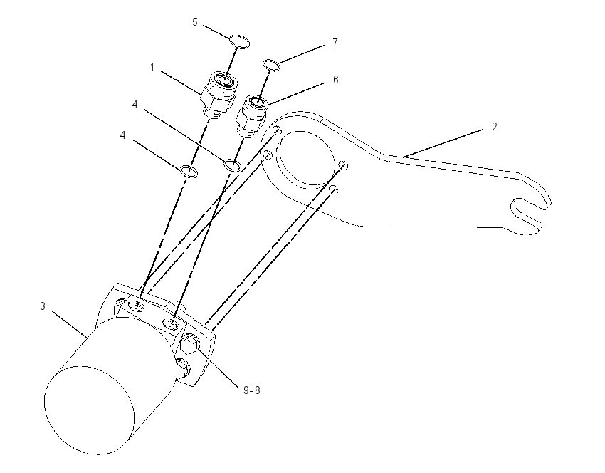 MOTOR & MTG GP-CONVEYOR 1313485 CAT