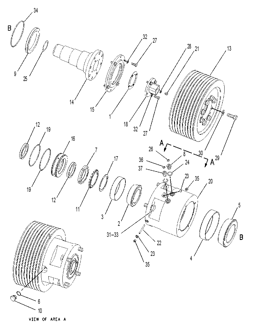 PULLEY GP-LOWER 1313727 CAT
