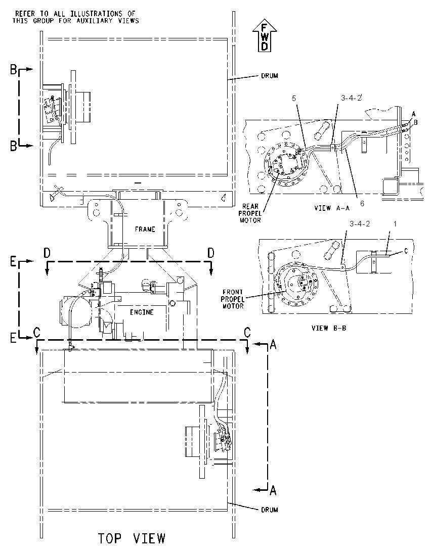 LINES GP-BRAKE & SHIFT 1403675 CAT