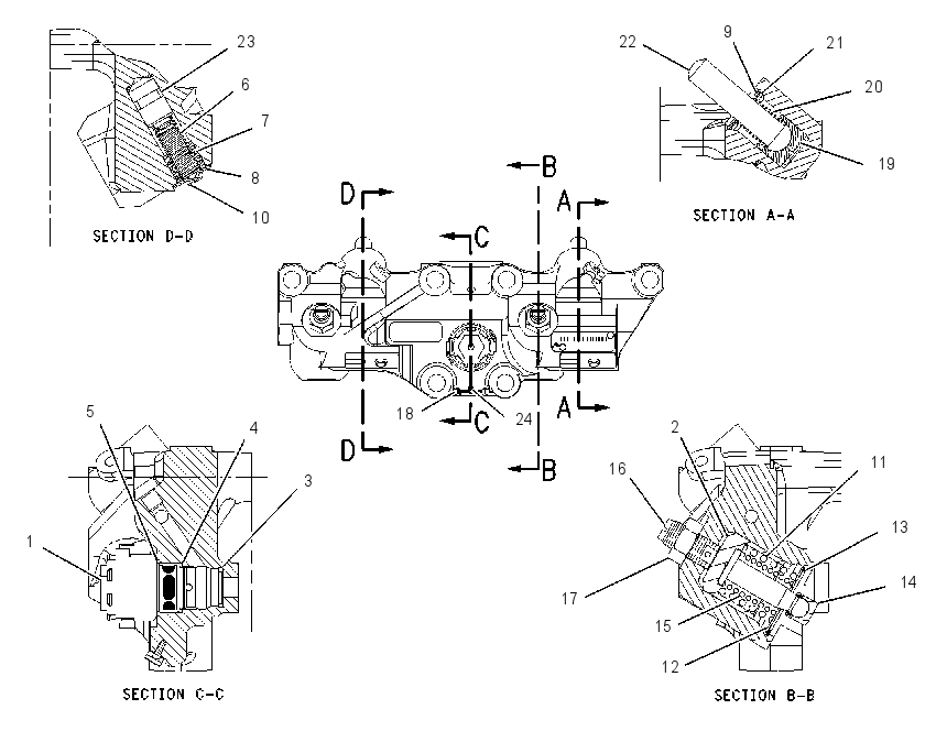 HOUSING GP-ENGINE BRAKE 1487484 CAT