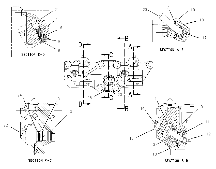 HOUSING GP-ENGINE BRAKE 1573495 CAT