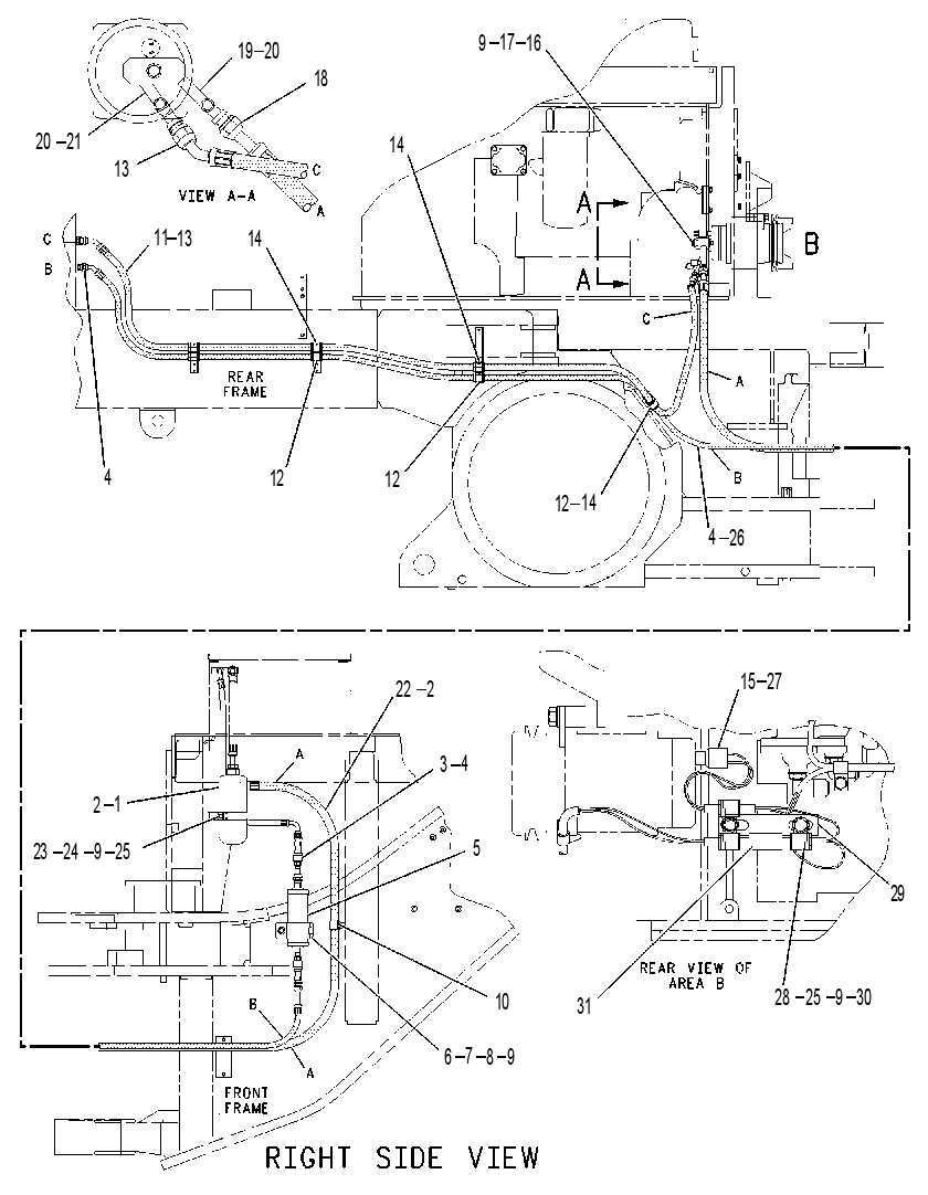Трубопроводы кондиционера 8X4152 CAT