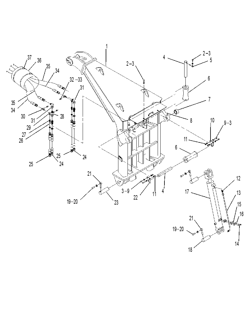 FRAME GP-GRAPPLE 1469518 CAT