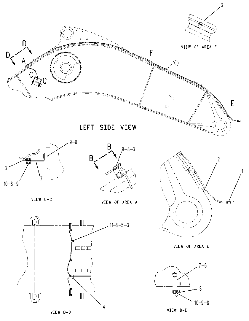 WIRING GP-BOOM 1409587 CAT