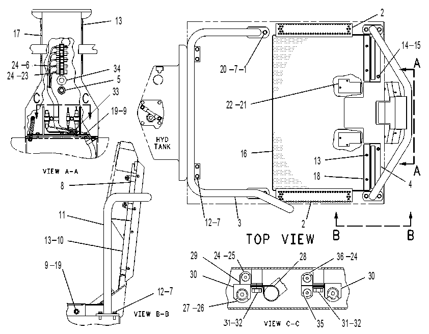 GUARD GP-PLATFORM 8X4154 CAT