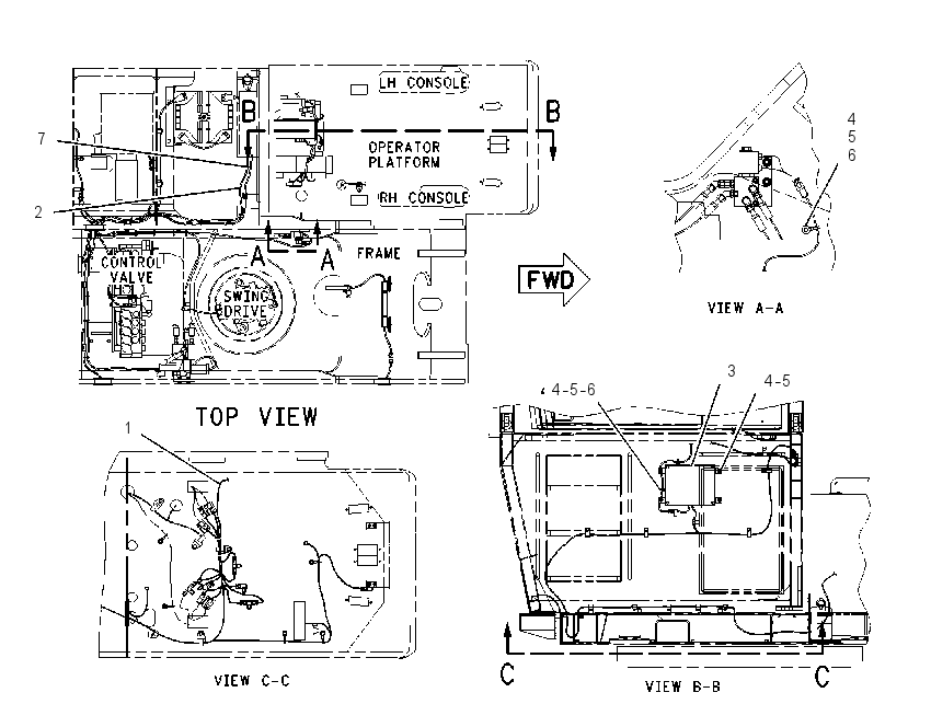 WIRING GP-GRAPPLE CONTROL 1377381 CAT