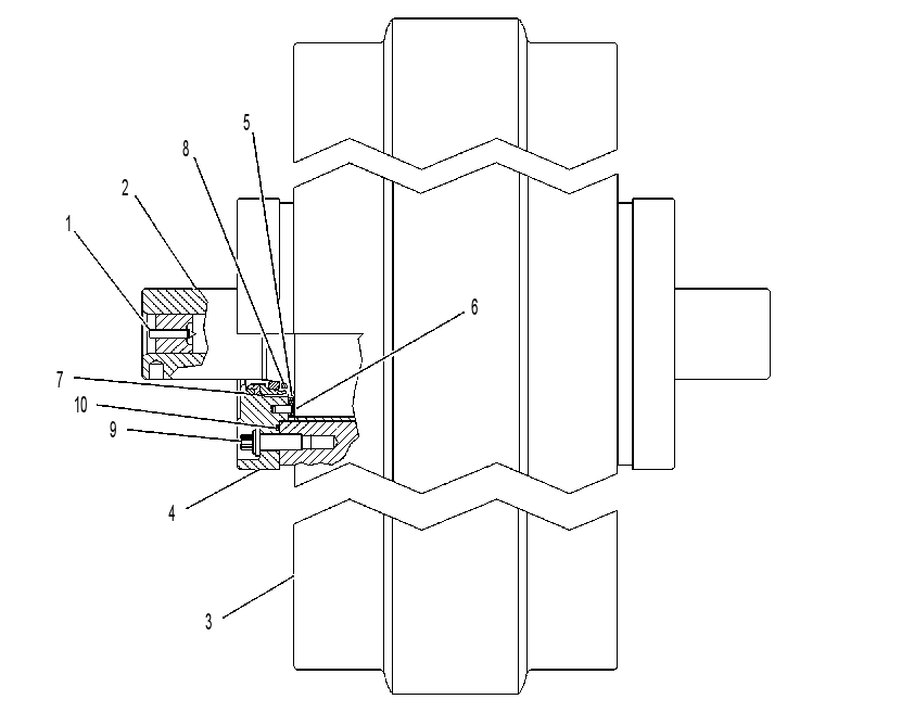 Направляющее колесо гусеницы 9W6039 CAT