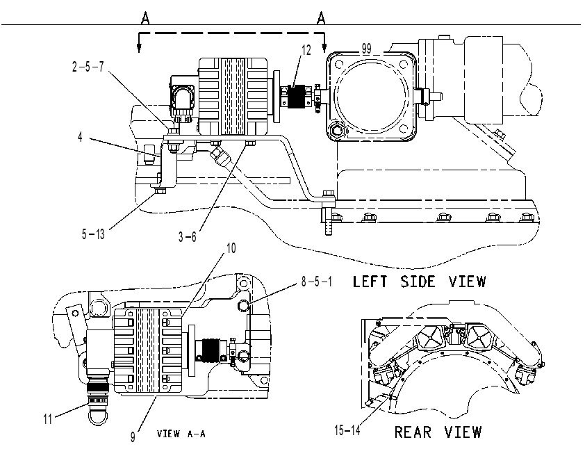CONTROL GP-CARBURETOR 1252109 CAT
