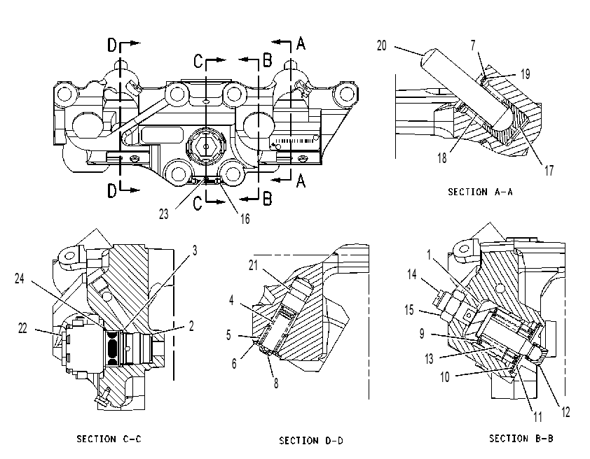 HOUSING GP-ENGINE BRAKE 1442996 CAT