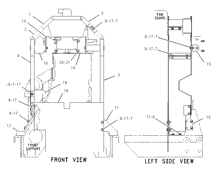 Защита ремня 1492365 CAT