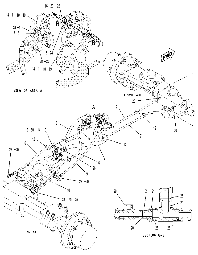 LINES GP-IMPLEMENT & TRAVEL 1363053 CAT