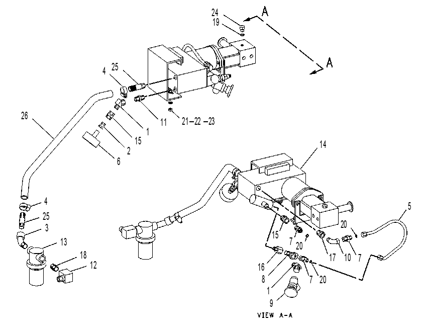 PUMP & LINES GP-WATER SPRAY 1313487 CAT
