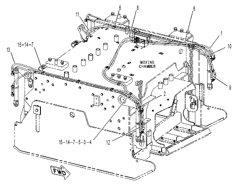LINES GP-SIDE PLATE CYLINDER 1481475 CAT