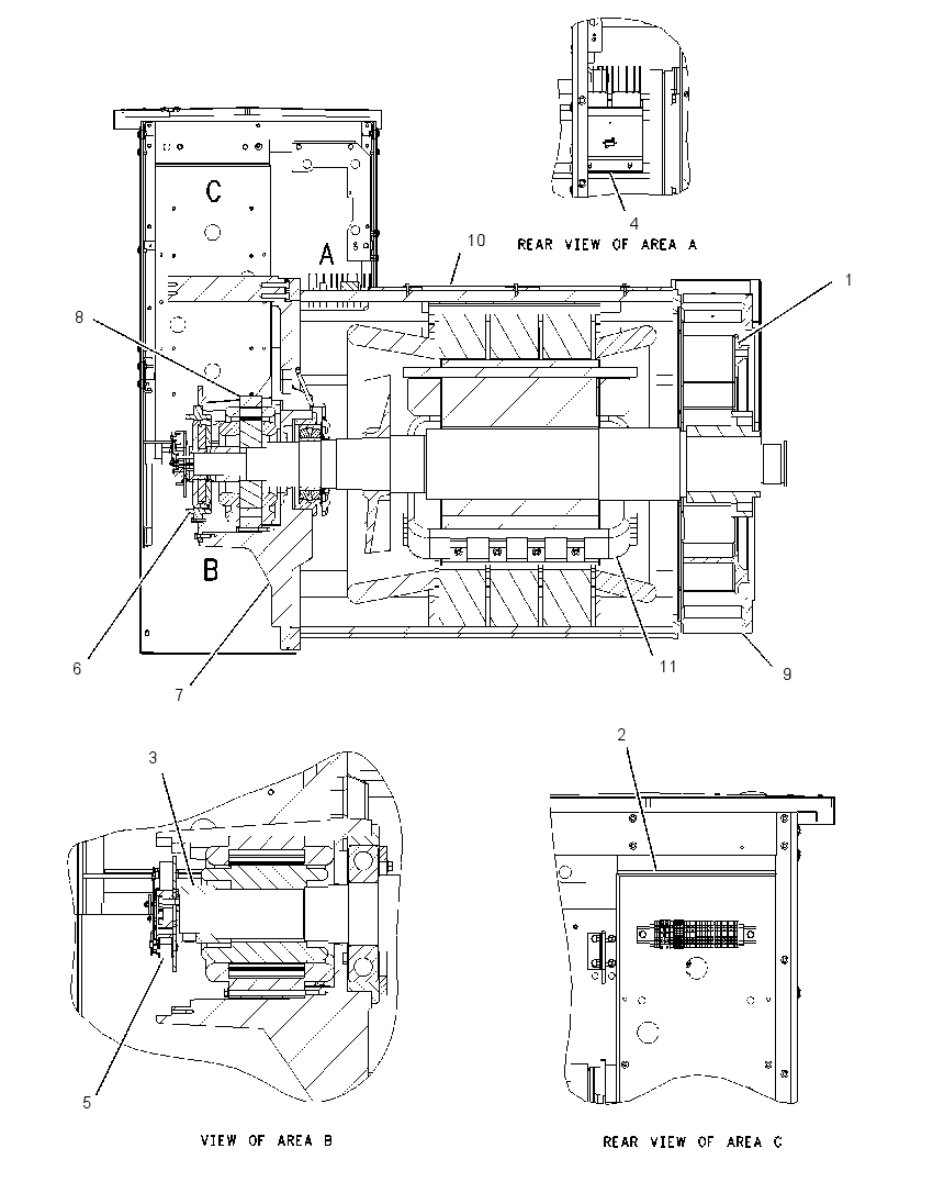 Генератор 4P4596 CAT