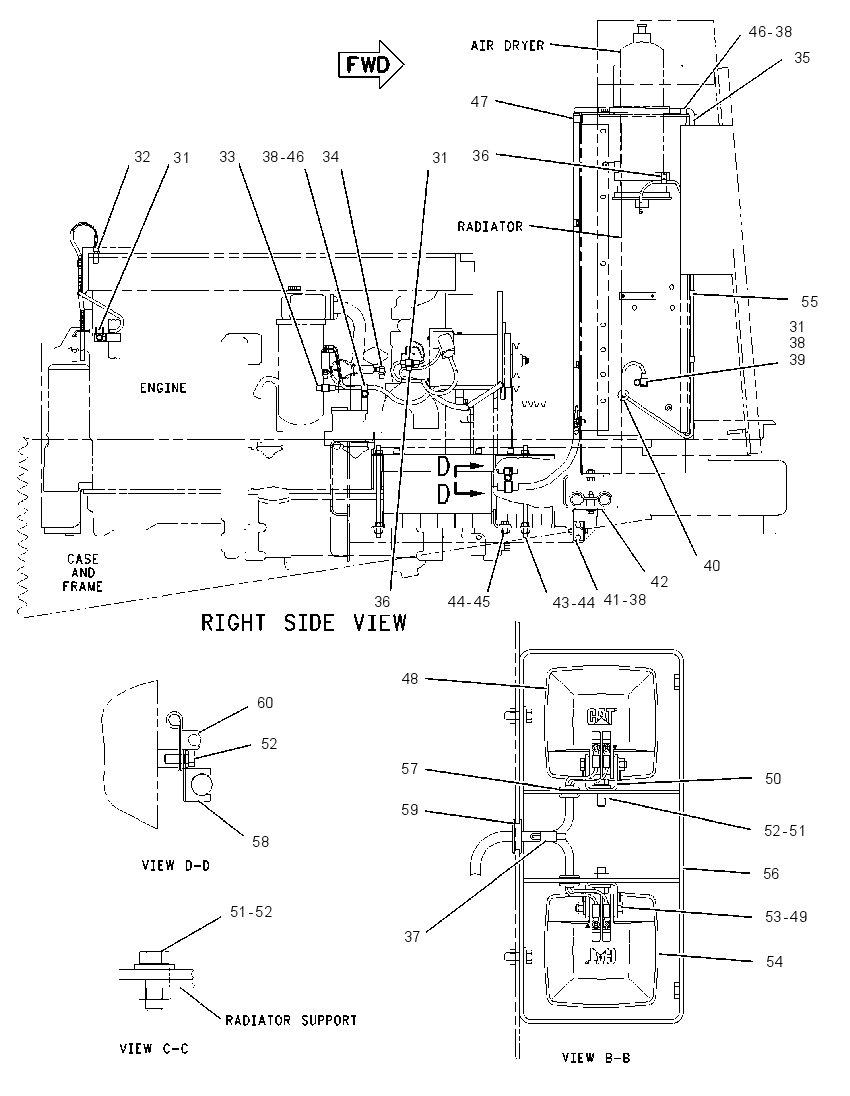 WIRING GP-TRACTOR 8X5071 CAT