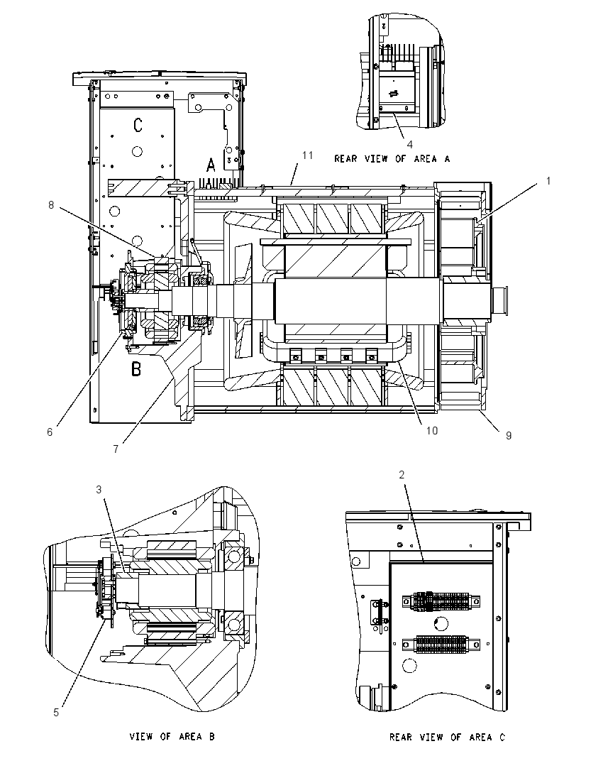 Генератор 1155107 CAT