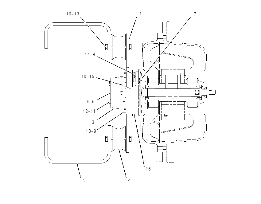 SUPPORT GP-VIBRATORY 1472362 CAT