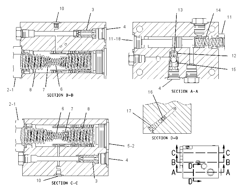 VALVE GP-ELEVATOR DELAY 6E4803 CAT