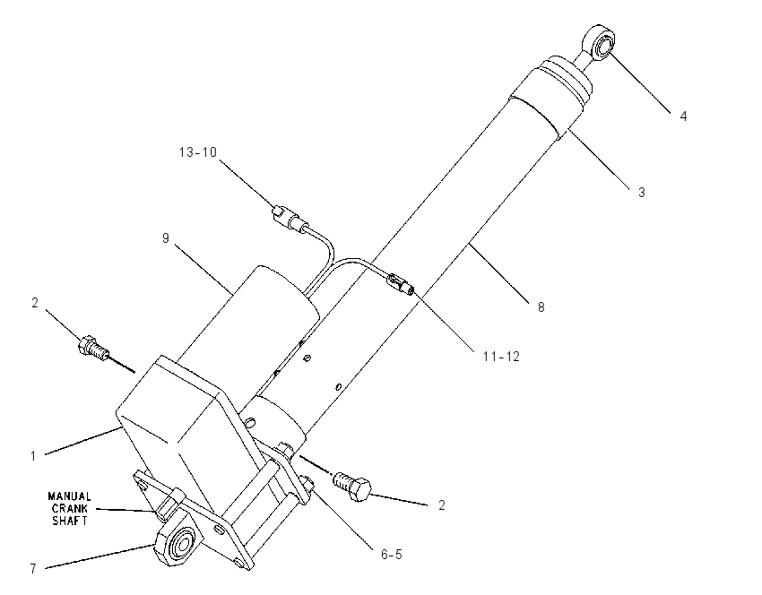 ACTUATOR GP-POWER 1244236 CAT