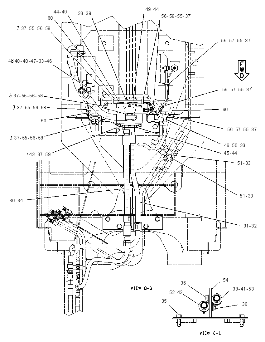 VALVE & LINES GP-HYD CONTROL 1281197 CAT