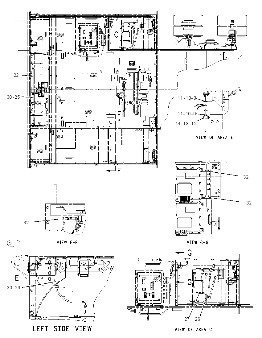 WIRING GP-HYDRAULIC CONTROL 1158332 CAT