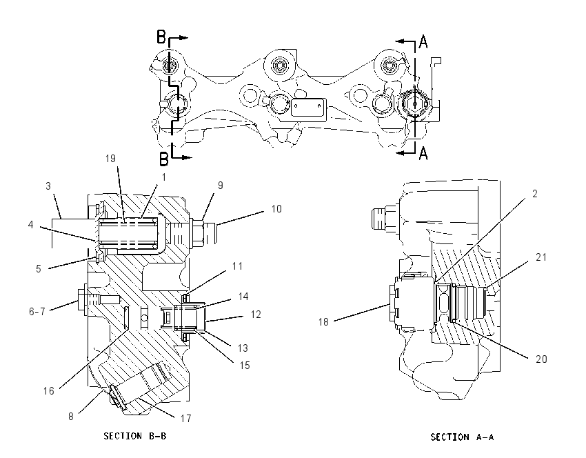 HOUSING GP-ENGINE BRAKE 1436611 CAT