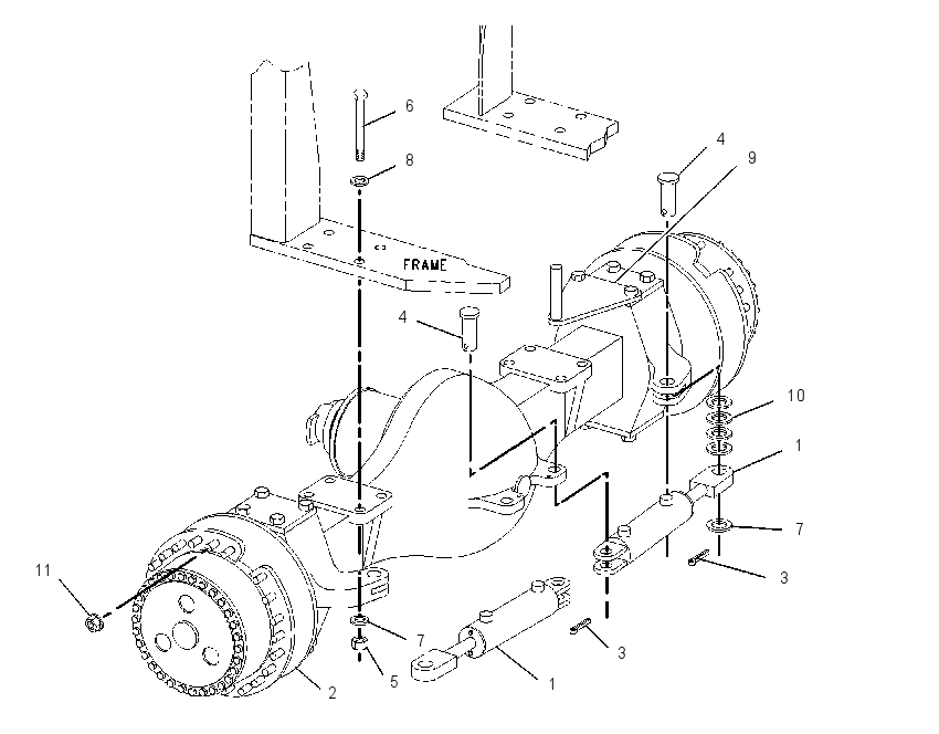 AXLE & MTG GP-DRIVE & STEERING 1446706 CAT