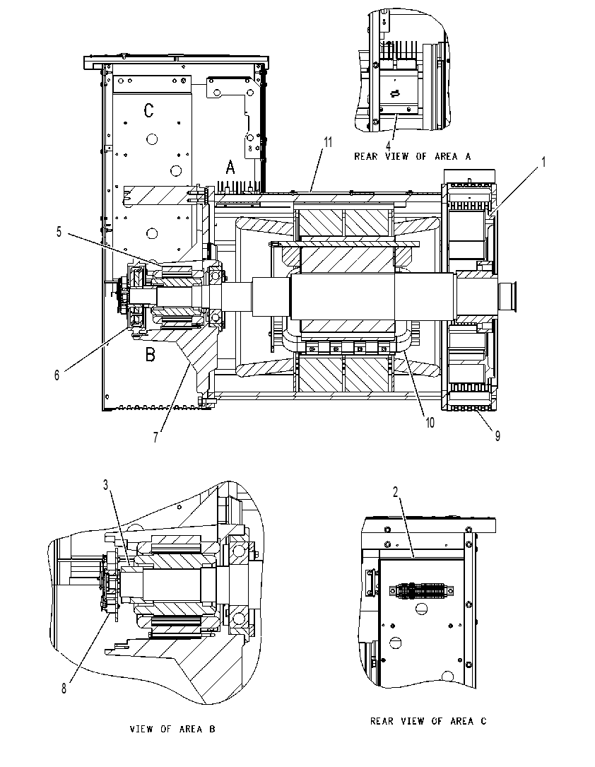 Генератор 4P4581 CAT