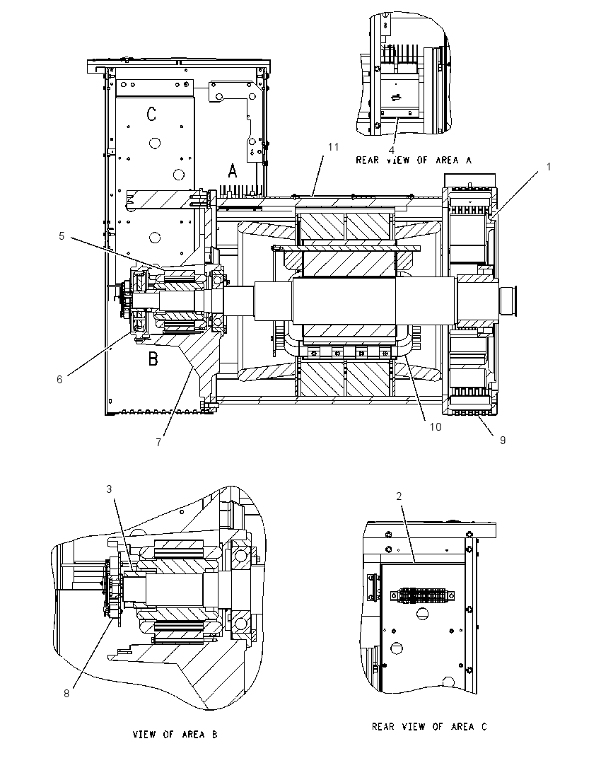 Генератор 4P4585 CAT