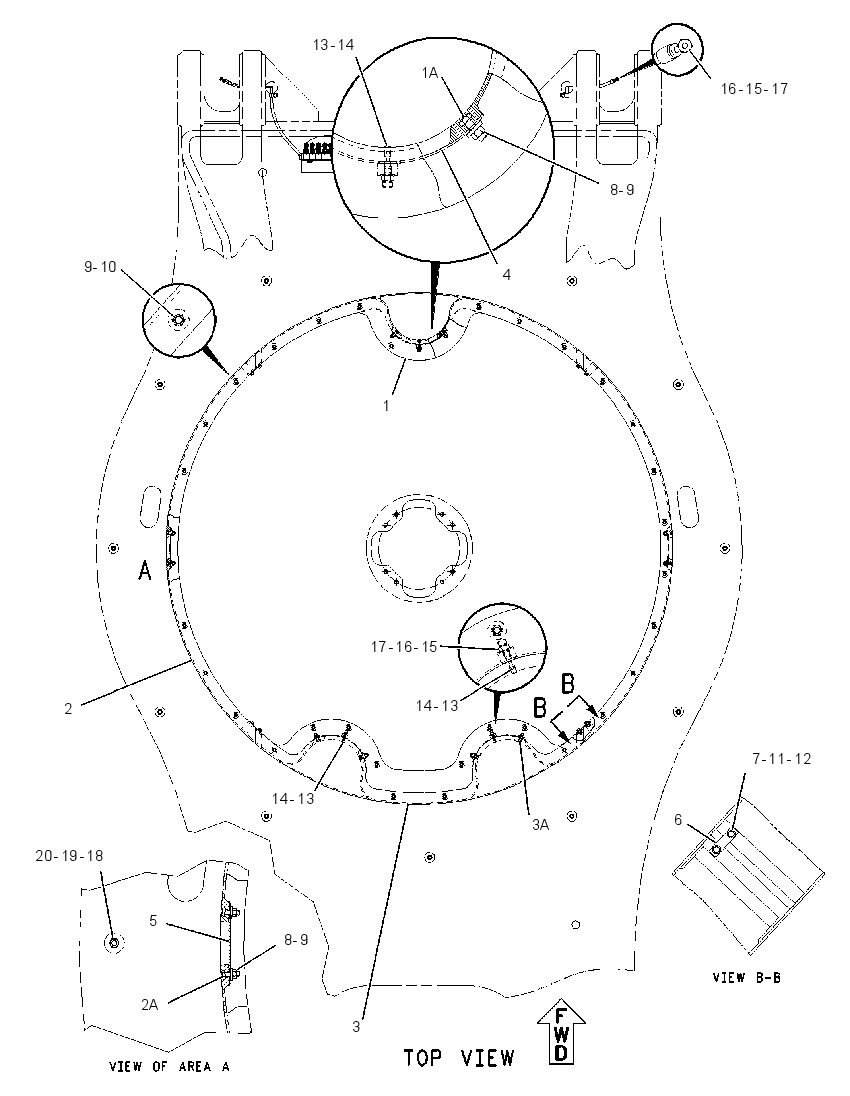 ENCLOSURE GP-SWING BEARING 1469747 CAT