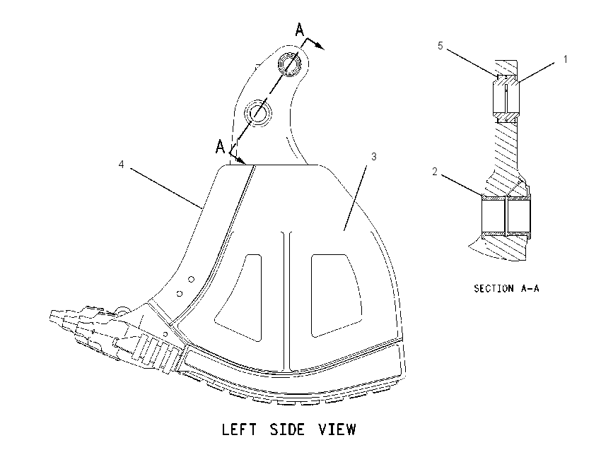 BOWL & BEARING AS-BUCKET 1424486 CAT