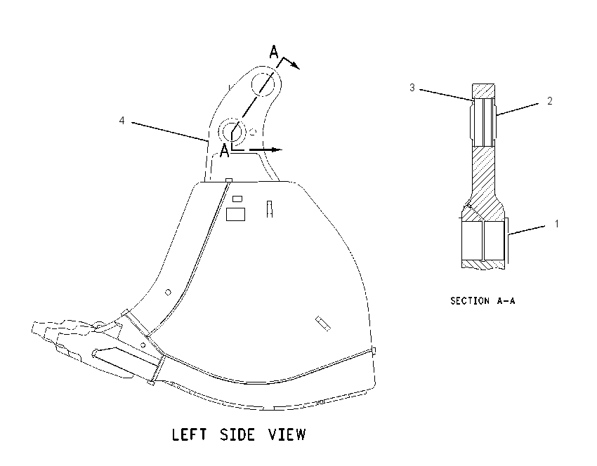 BOWL & BEARING AS-BUCKET 1423451 CAT