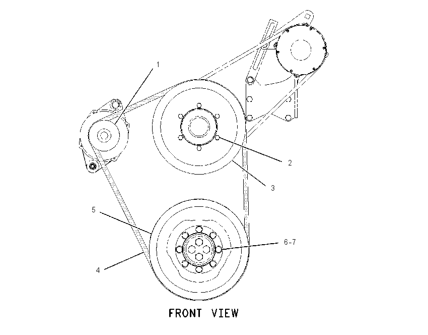 PULLEY GP-FAN & ALT DRIVE 1433291 CAT