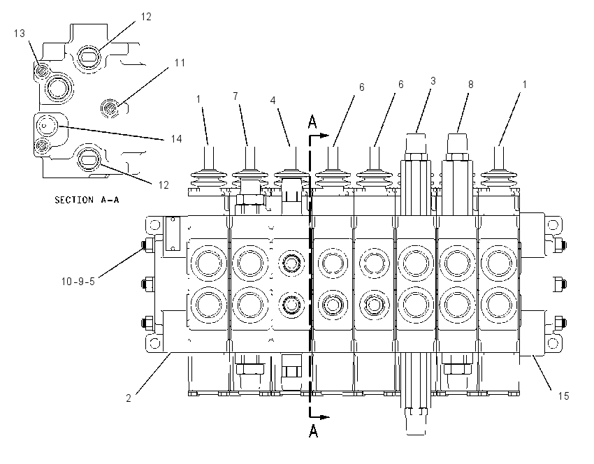 VALVE GP-BANK 8 1058908 CAT