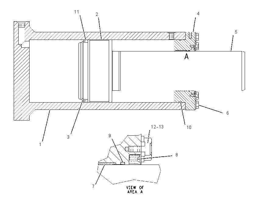 CYLINDER GP-TRACK TENSION 1271475 CAT
