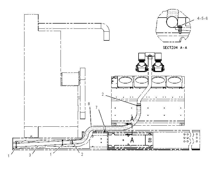 Система отвода газов 1509385 CAT