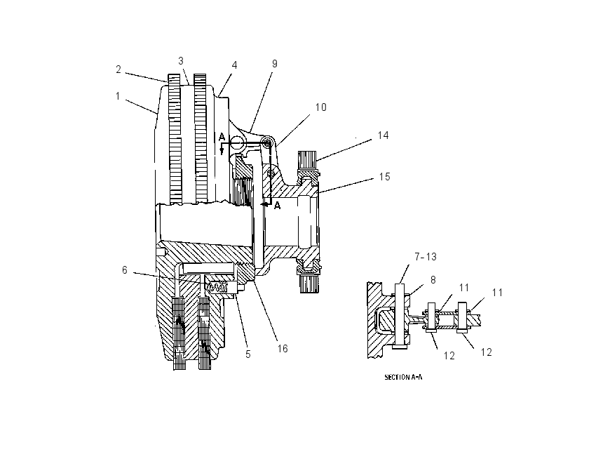 CLUTCH AS 5N3790 CAT