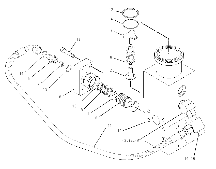 VALVE GP-BYPASS & RELIEF 1457120 CAT