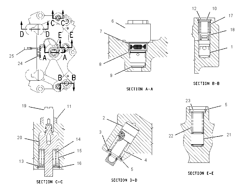 HOUSING GP-ENGINE BRAKE 1436640 CAT