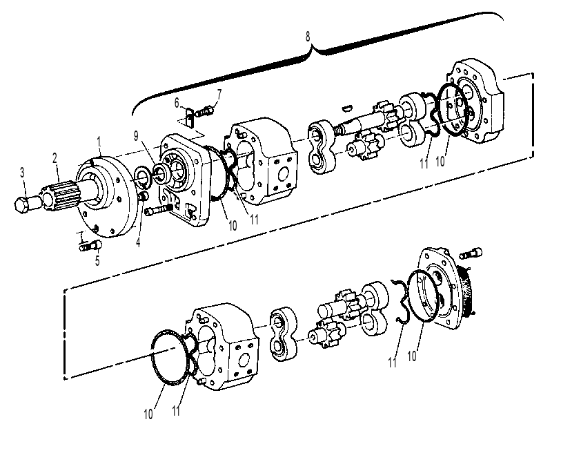 PUMP & MTG GP-STEERING 1G3256 CAT