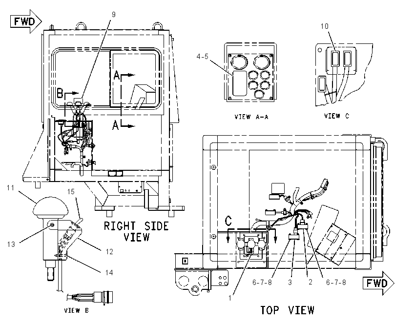 CONTROL & WIRING GP-AUGER 1472633 CAT