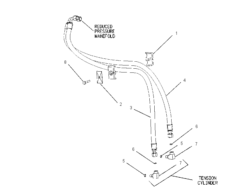 LINES GP-TENSIONER CYLINDER 1313309 CAT
