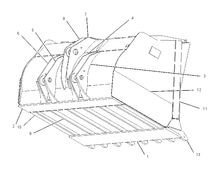 BUCKET AS-PENETRATION 1418126 CAT